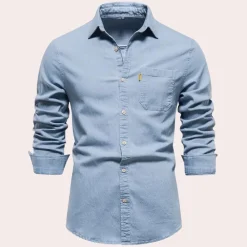 Shirts Heren*Modieus zomer herenoverhemd