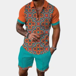 Sets Heren*Modieuze en kleurrijke herenset voor de zomer