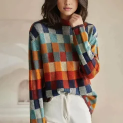 Truien & Vesten Dames*MOLLIE - Zachte en kleurrijke zomerse trui