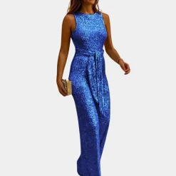 Jurken & Jumpsuits Dames*Monica - Glitter jumpsuit voor dames - Zomerse editie