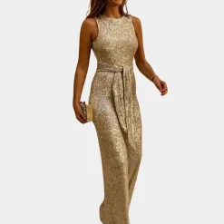 Jurken & Jumpsuits Dames*Monica - Glitter jumpsuit voor dames - Zomerse editie