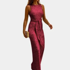 Jurken & Jumpsuits Dames*Monica - Glitter jumpsuit voor dames - Zomerse editie