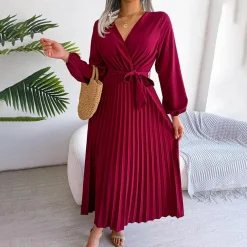 Jurken & Jumpsuits Dames*MONIQUE - Elegante geplooide zomerjurk