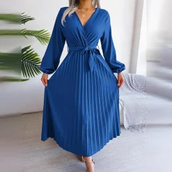 Jurken & Jumpsuits Dames*MONIQUE - Elegante geplooide zomerjurk