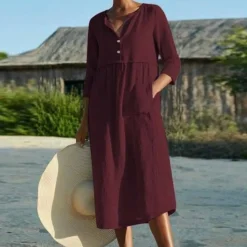 Jurken & Jumpsuits Dames*MORINA - Comfortabel en luchtig zomerjurkje