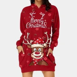 Jurken & Jumpsuits Dames*NADALIA - Modieuze Zomerjurk voor Dames Rood