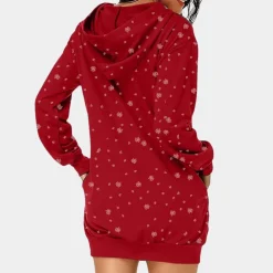 Jurken & Jumpsuits Dames*NADALIA - Modieuze Zomerjurk voor Dames Rood