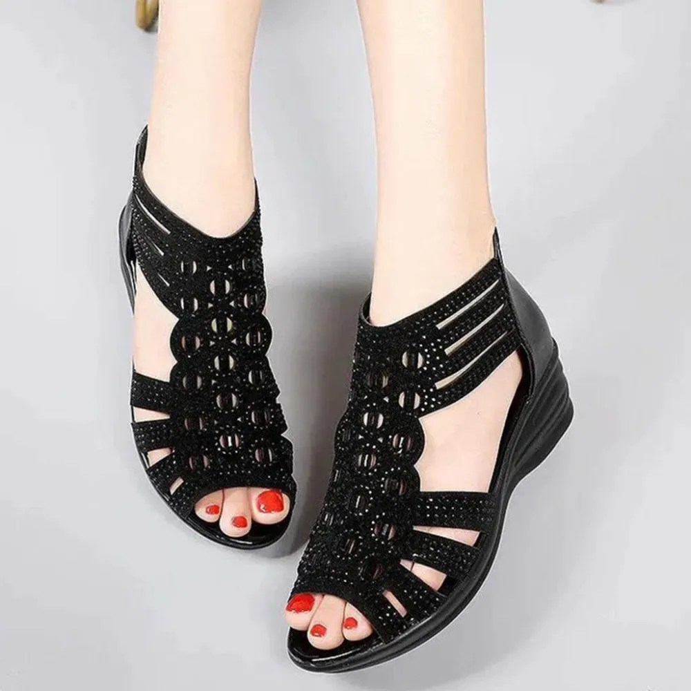 Damesschoenen*NADINE - Leren zomerslippers