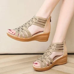 Damesschoenen*NADINE - Leren zomerslippers