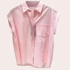 Blazers & Blouses Dames*Nadya - Luchtige zomerse mouwloze blouse voor dames