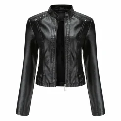 Leren Jassen Dames|Jassen Dames*NAJLA - Stijlvolle leren zomerjas