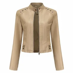 Leren Jassen Dames|Jassen Dames*NAJLA - Stijlvolle leren zomerjas