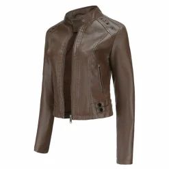 Leren Jassen Dames|Jassen Dames*NAJLA - Stijlvolle leren zomerjas