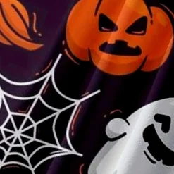 Shirts Heren*Nandor - Stijlvol Zomer Halloween Shirt met Griezelig Motief Paars