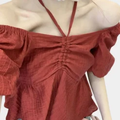 Blazers & Blouses Dames*Nanna - Stijlvolle damesblouse met pofmouwen voor de zomer