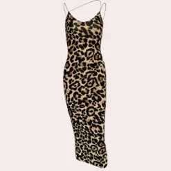 Jurken & Jumpsuits Dames*NATALIJA - Prachtige Zomer Damesjurk met Dierenprint