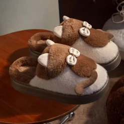 Damesschoenen*NATALY - Klassieke Pluizige Zomerslippers voor Dames