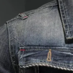 Jassen Heren*NATHAN - Stijlvol Zomers Spijkerjack voor Heren Blauwgrijs