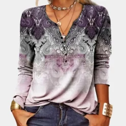 Blazers & Blouses Dames*Naturalee - Comfortabele en luchtige zomerblouse voor vrouwen