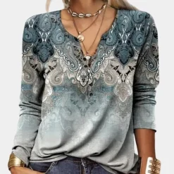 Blazers & Blouses Dames*Naturalee - Comfortabele en luchtige zomerblouse voor vrouwen