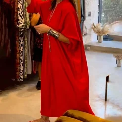 Jurken & Jumpsuits Dames*NAYA - Comfortabele casual maxi zomerjurk