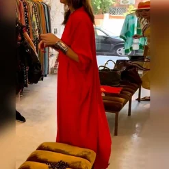 Jurken & Jumpsuits Dames*NAYA - Comfortabele casual maxi zomerjurk