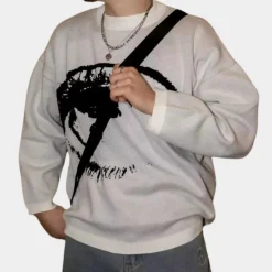 Truien & Vesten Heren*Nayeli - Trendy Casual Zomerse Heren Sweater Grijs