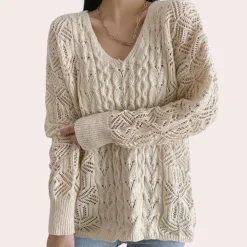 Truien & Vesten Dames*NAYLAH - Casual Trui voor Dames Beige