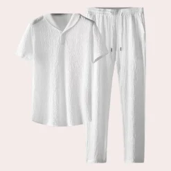 Sets Heren*Necalli - Stijlvolle en comfortabele zomerse tweedelige set voor mannen