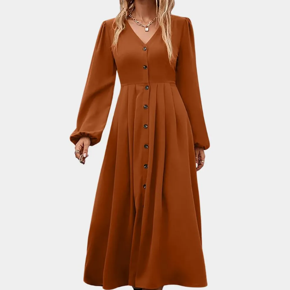 Jurken & Jumpsuits Dames*Nela - Klassieke en elegante damesjurk voor de zomer