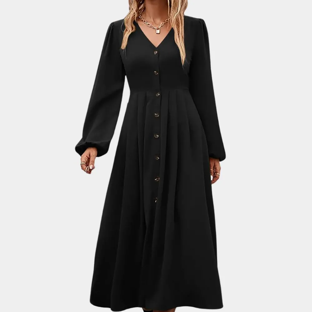 Jurken & Jumpsuits Dames*Nela - Klassieke en elegante damesjurk voor de zomer