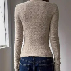 Truien & Vesten Dames*Nerea - Luchtige Gebreide Zomerse Trui voor Dames Abrikoos