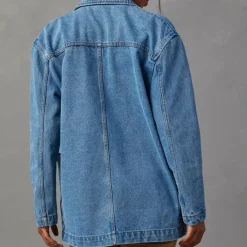 Jassen Dames*Nessa - Casual en stijlvolle denim jas voor dames, perfect voor de lente en zomer Blauw