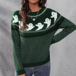 Truien & Vesten Dames*Neven - Moderne Zomerse Halloween Trui voor Vrouwen