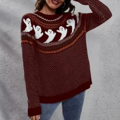 Truien & Vesten Dames*Neven - Moderne Zomerse Halloween Trui voor Vrouwen