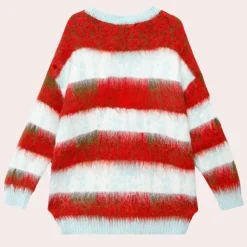 Truien & Vesten Dames*NIANA - Trendy Zomerse Trui voor Dames Rood Blauw