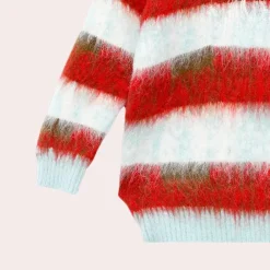 Truien & Vesten Dames*NIANA - Trendy Zomerse Trui voor Dames Rood Blauw