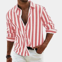 Shirts Heren*Nico - Gestreept herenoverhemd voor de zomer