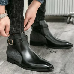 Schoenen Heren*NICO - Leren enkellaarsjes voor heren - Zomerse Stijl