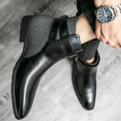 Schoenen Heren*NICO - Leren enkellaarsjes voor heren - Zomerse Stijl