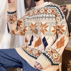 Truien & Vesten Heren*Nicusor - Trendy Gebreide Sweater voor de Moderne Man