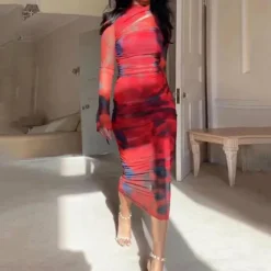 Jurken & Jumpsuits Dames*NINAS - Stijlvolle zomerse midi-jurk