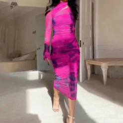 Jurken & Jumpsuits Dames*NINAS - Stijlvolle zomerse midi-jurk