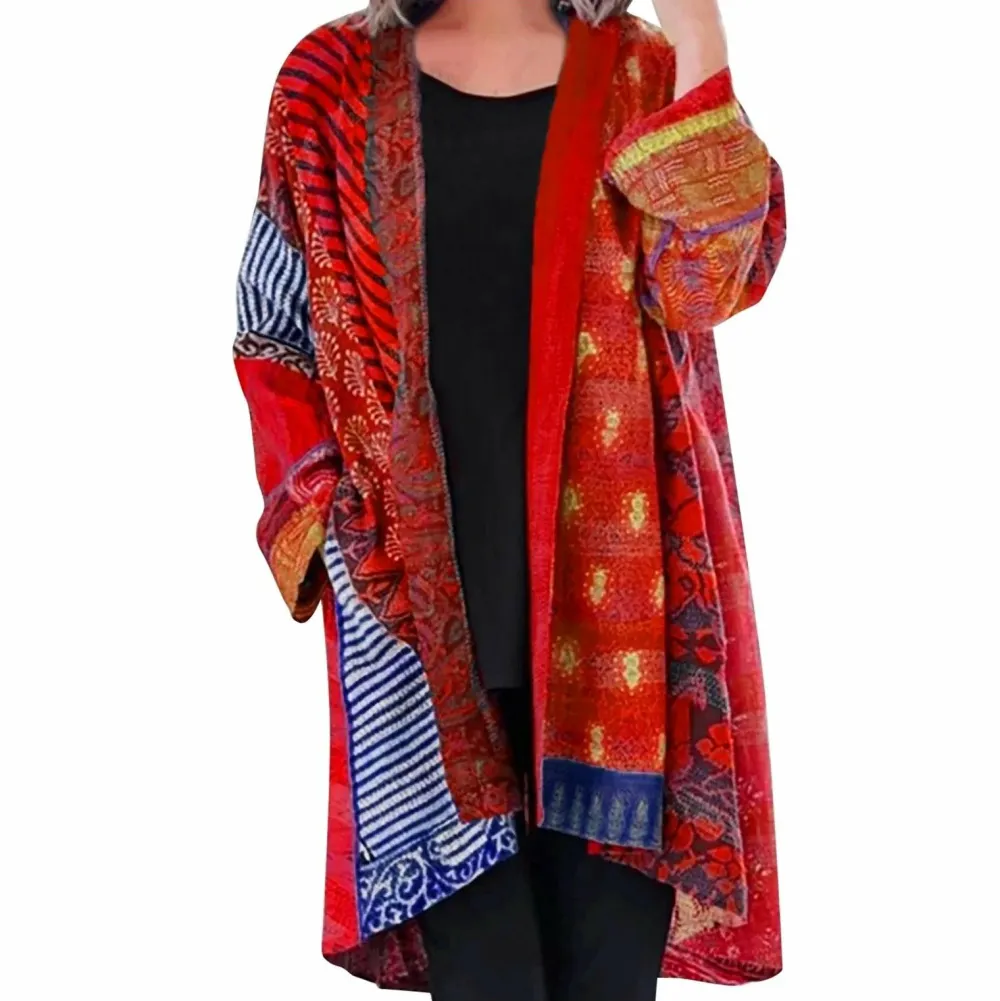 Truien & Vesten Dames*NOA - LANGE MOUW VINTAGE ZOMERTRUI