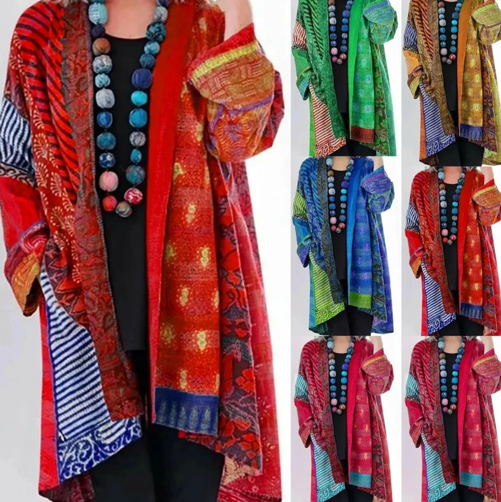 Truien & Vesten Dames*NOA - LANGE MOUW VINTAGE ZOMERTRUI