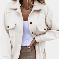 Jassen Dames*Noami - Stijlvolle en lange damesjas voor de zomer