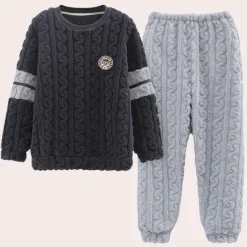 Sets Heren*Norice - Comfortabele zomer pyjama set voor heren Grijs