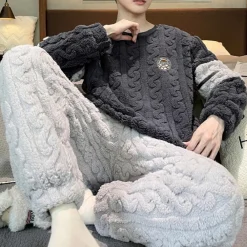 Sets Heren*Norice - Comfortabele zomer pyjama set voor heren Grijs