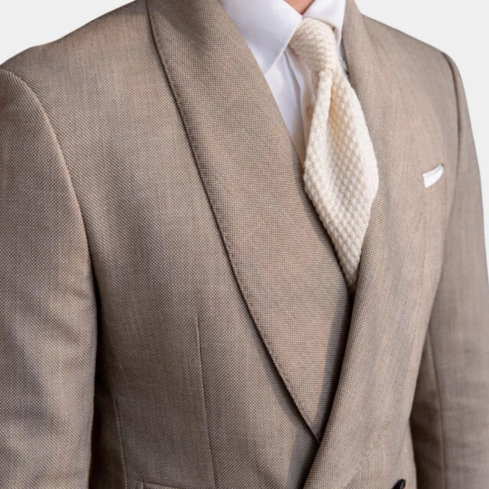 Jassen Heren*Nouvel - Stijlvol herenpak met dubbele rij knopen voor de zomer