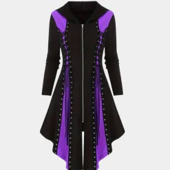 Jurken & Jumpsuits Dames*Nyssa - Luchtige Zomer Hoodie Jurk met Stijlvolle Rits